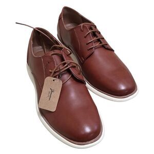 Brown Leather Men's Oxfords